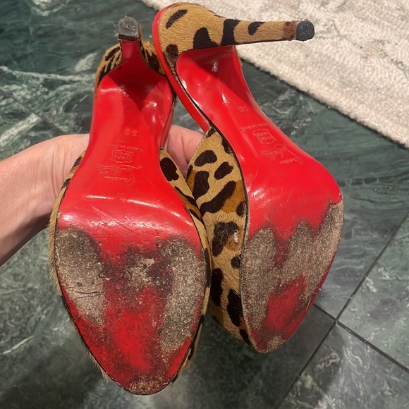 Christian Louboutin Platform Mules - Picture 3 of 4